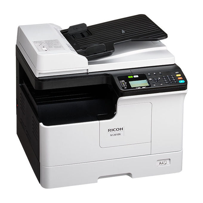 Ricoh, Stampante laser M 2810N, A3, 2400 x 600 DPI, 28 ppm, Monocromatica, Bianca