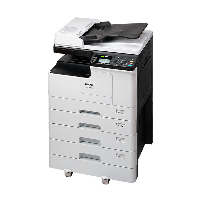 Ricoh, Stampante laser M 2810N, A3, 2400 x 600 DPI, 28 ppm, Monocromatica, Bianca