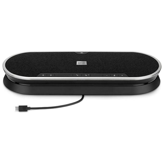 EPOS EXPAND 80T Vivavoce Universale USB-Bluetooth Nero Argento