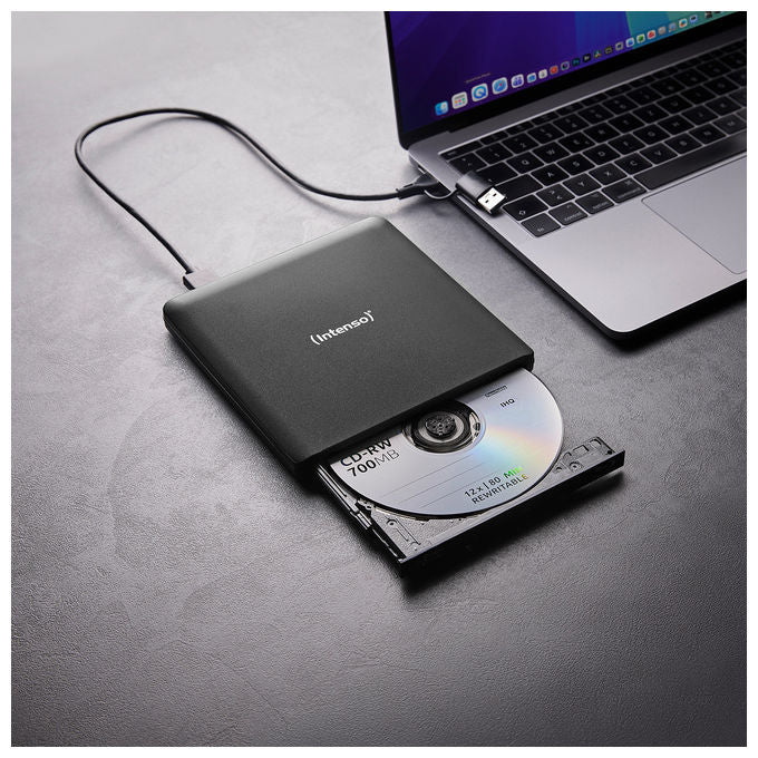 Intenso Lettore Blu-Ray ROM Esterno Slim USB 3.2 Nero
