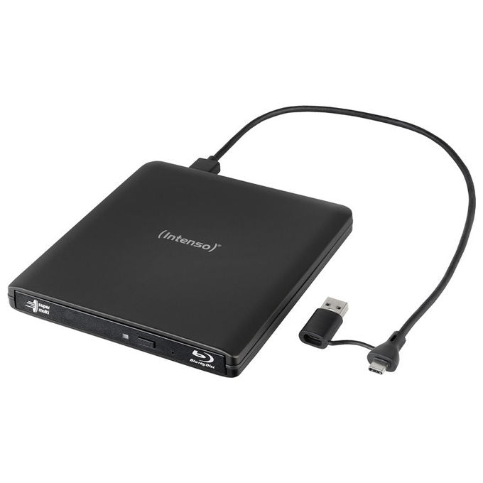 Intenso Lettore Blu-Ray ROM Esterno Slim USB 3.2 Nero