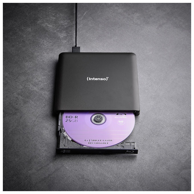 Intenso Lettore Blu-Ray ROM Esterno Slim USB 3.2 Nero