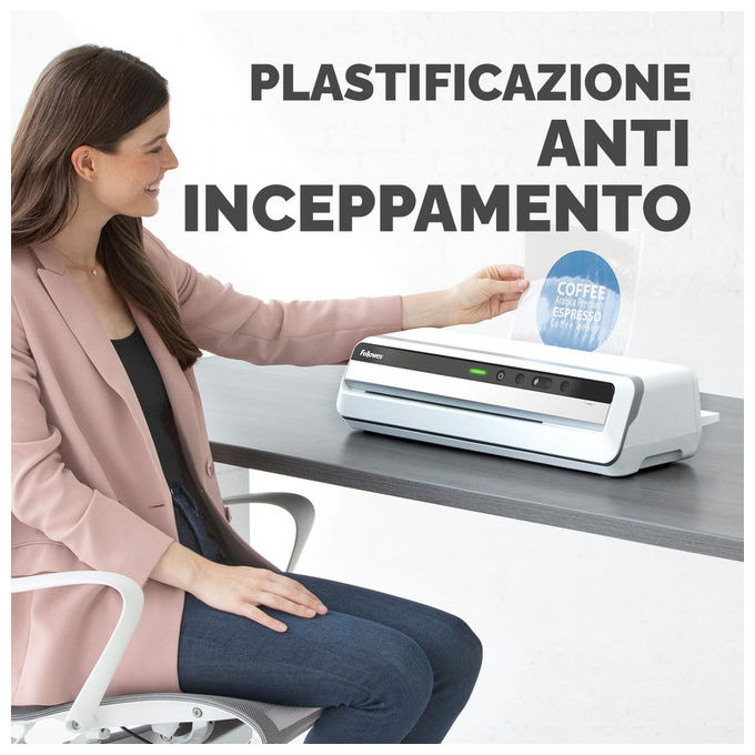 Fellowes Jupiter A3 Plastificatrice a Caldo Formato A3 Fino a 250 Micron Bianca