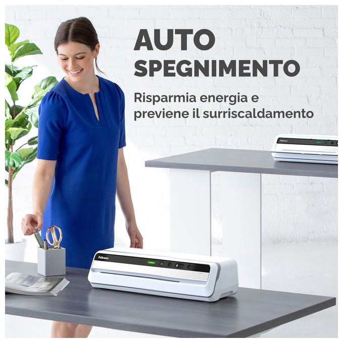 Fellowes Jupiter A3 Plastificatrice a Caldo Formato A3 Fino a 250 Micron Bianca
