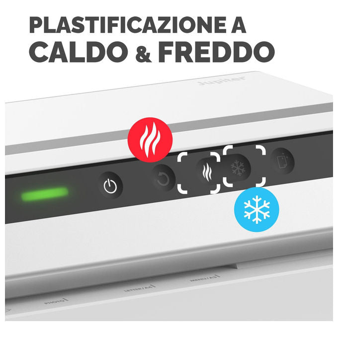 Fellowes Jupiter A3 Plastificatrice a Caldo Formato A3 Fino a 250 Micron Bianca