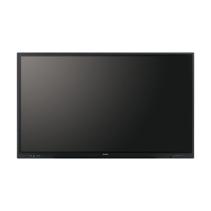 Sharp, Display Interattivo 86'' 4K Ultra HD, Touchscreen, Android, Wi-Fi, Nero
