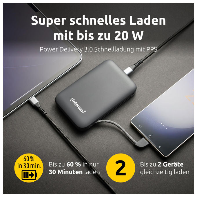 Intenso Power Bank S10000 10000 mAh Grigio