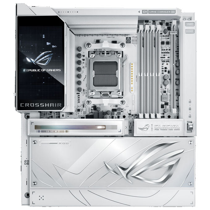 Asus Rog Crosshair X870E Glacial, Scheda Madre, Socket AM5, AMD X870E, ATX Esteso