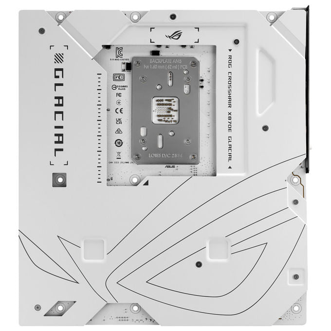 Asus Rog Crosshair X870E Glacial, Scheda Madre, Socket AM5, AMD X870E, ATX Esteso