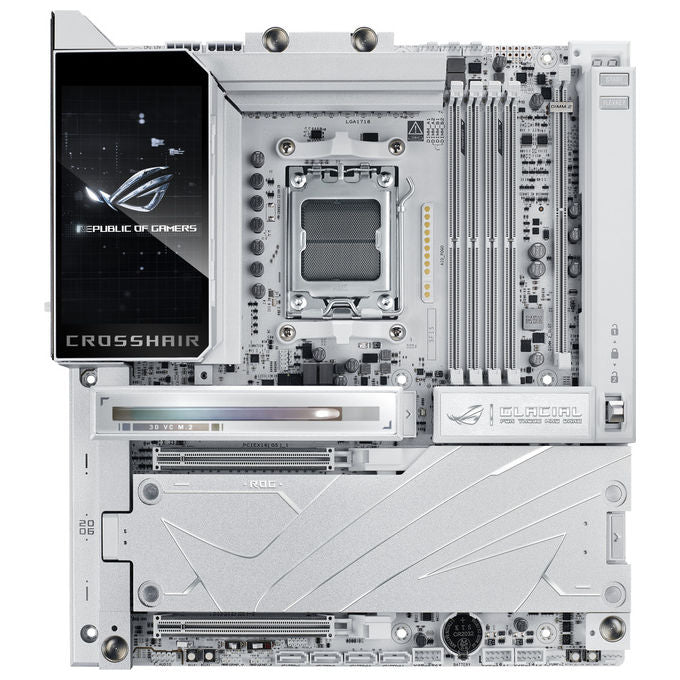 Asus Rog Crosshair X870E Glacial, Scheda Madre, Socket AM5, AMD X870E, ATX Esteso