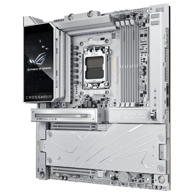 Asus Rog Crosshair X870E Glacial, Scheda Madre, Socket AM5, AMD X870E, ATX Esteso