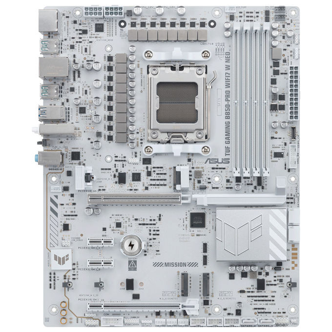 Asus, Scheda Madre, TUF GAMING B850-PRO WIFI7 W NEO, Socket AM5, ATX