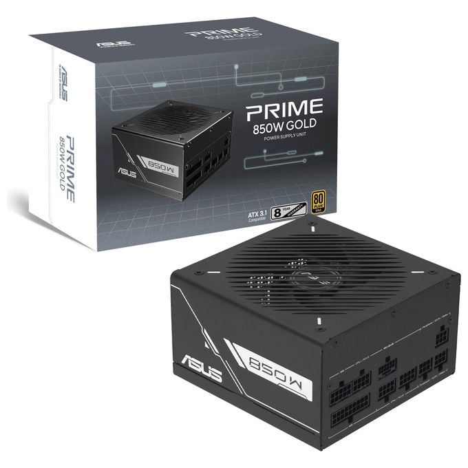 ASUS Prime Alimentatore modulare 850W Gold PCle Gen 5.1 ATX 3.1 Ventola 135mm Nero