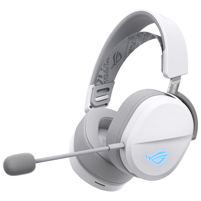 Asus Rog Pelta, Cuffie Gaming, Con-Senza Cavo, Bluetooth, Usb Tipo-C, Bianco
