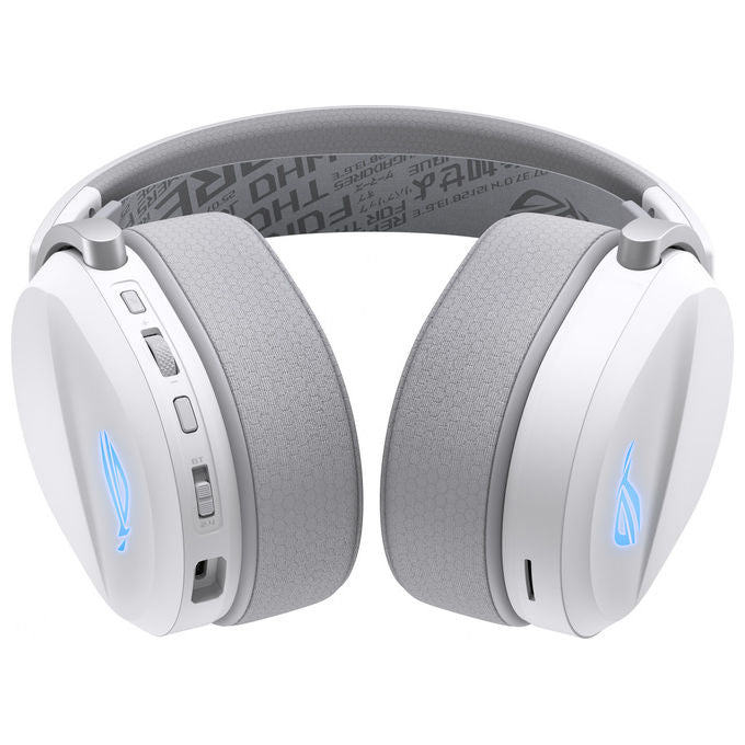 Asus Rog Pelta, Cuffie Gaming, Con-Senza Cavo, Bluetooth, Usb Tipo-C, Bianco