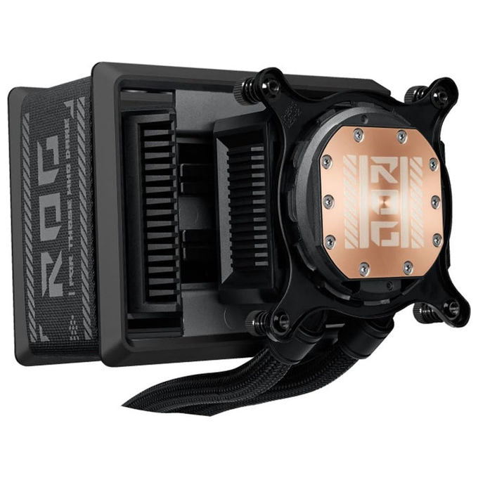 ASUS ROG RYUO IV 360 ARGB Dissipatore a Liquido Schermo Curvo 2K AMOLED 6.67'' Compatibile Intel LGA 1851-1700 e AMD AM5-AM4 Nero