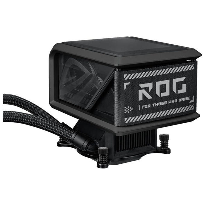 ASUS ROG RYUO IV 360 ARGB Dissipatore a Liquido Schermo Curvo 2K AMOLED 6.67'' Compatibile Intel LGA 1851-1700 e AMD AM5-AM4 Nero