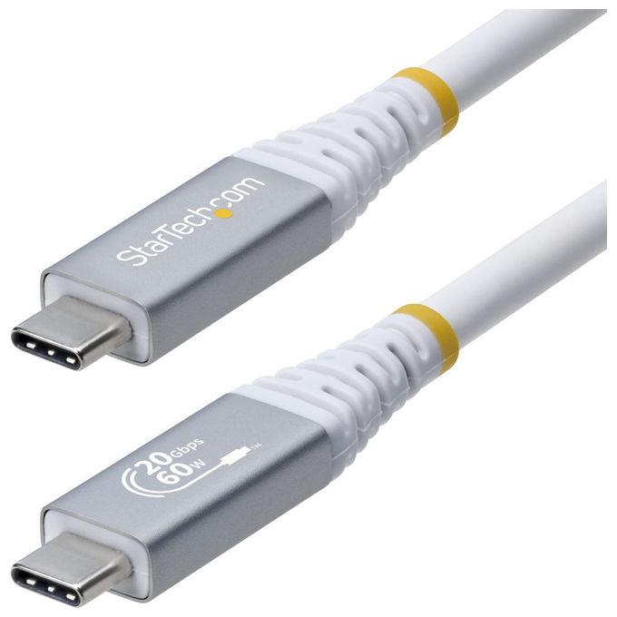 Startech.com Cavo USB4 3m USB-C 20 Gbps PD60W 4K120Hz Bianco