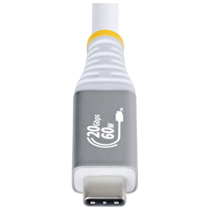 Startech.com Cavo USB4 3m USB-C 20 Gbps PD60W 4K120Hz Bianco
