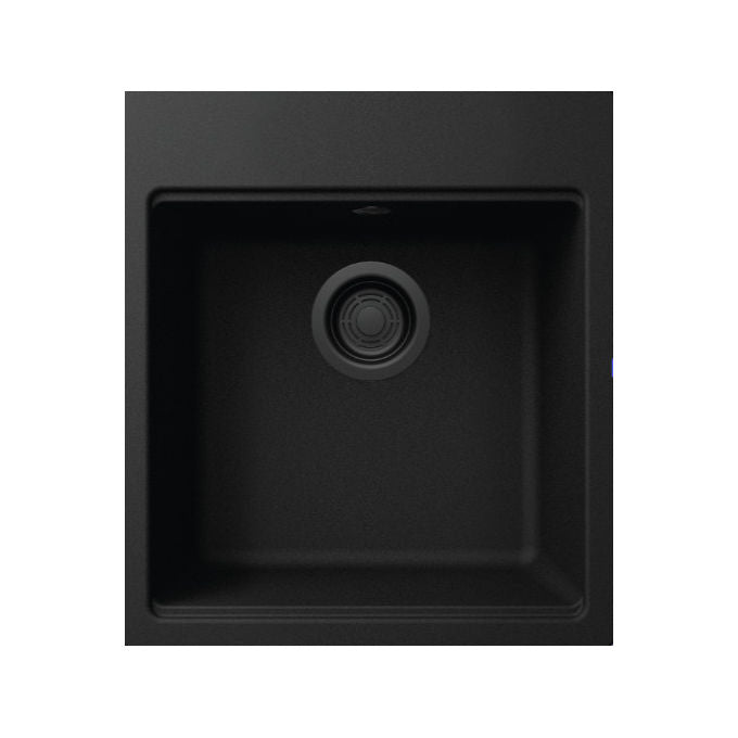 Elleci Time 102 Lavello da Incasso Mono Splitvasca 45 x 51 cm Granitek Matt Nero