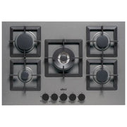 Elleci Plano 75 PGSP75148CS Piano Cottura a Gas da Incasso 75 cm 5 Fuochi Finitura Cemento