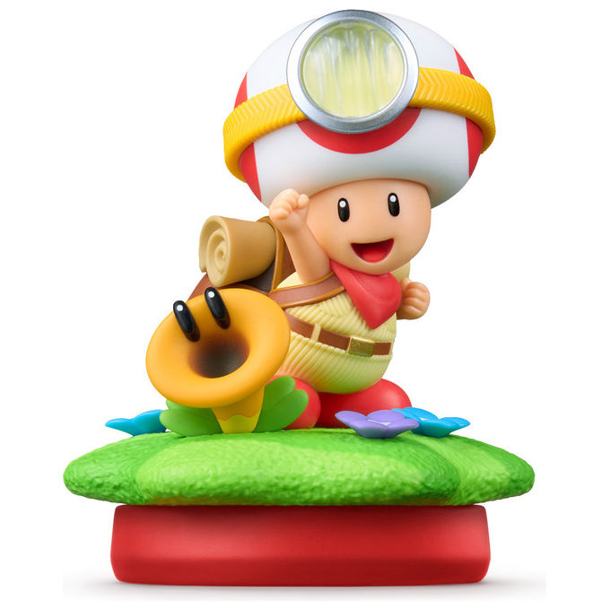Nintendo Amiibo Capitano Toad e Fiore Chiacchierone Super Mario Bros. Wonder