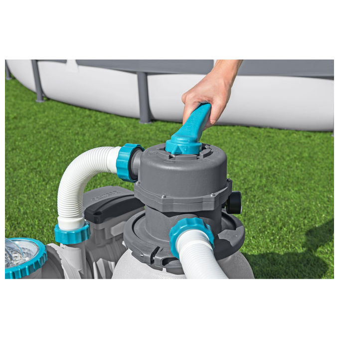 Bestway Pompa Filtro a Sabbia 6.056 l-h per Piscina Fuori Terra 58497
