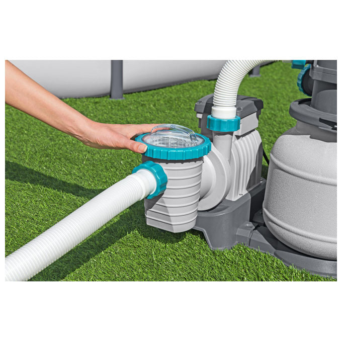 Bestway Pompa Filtro a Sabbia 6.056 l-h per Piscina Fuori Terra 58497