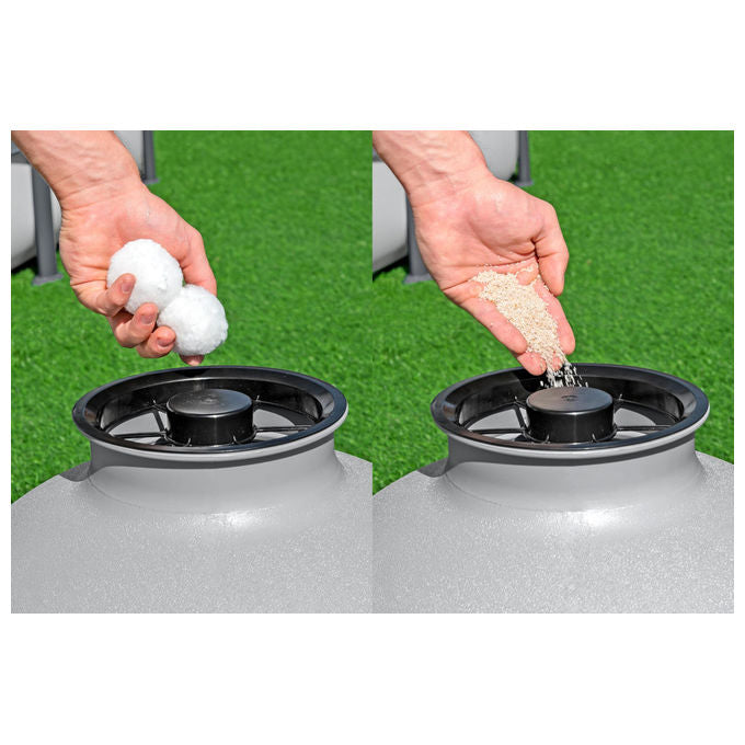 Bestway Pompa Filtro a Sabbia 6.056 l-h per Piscina Fuori Terra 58497