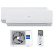 Haier Sphera, Climatizzatore Dual 9000+12000 BTU, R32 Inverter, Self Clean, UVC Pro, Wifi, A++A+