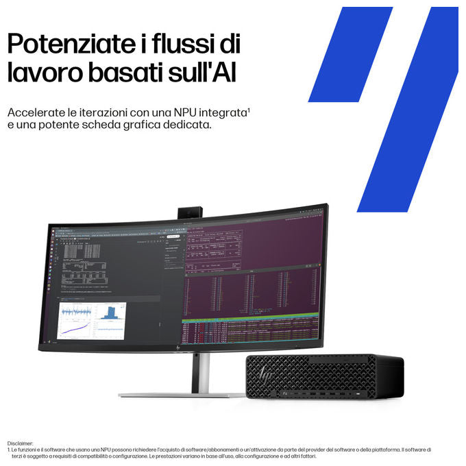 HP Z2 Sff G1i Workstation Intel Core Ultra 7 265 32 GB Ram Nvidia RTX A1000 Windows 11 Pro