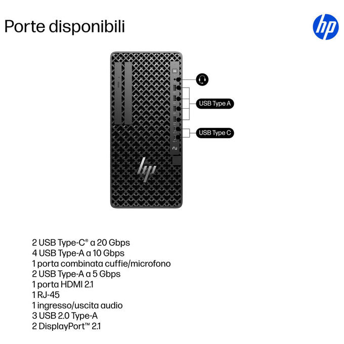 HP Workstation Tower Intel Core Ultra 9 285 32GB DDR5 1TB SSD Windows 11 Pro