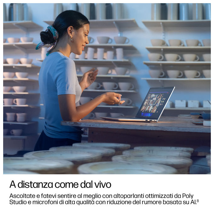 HP D76DRAT ProBook 4 G1q Notebook 14 pollici Snapdragon X1-26-100 SSD 512 GB RAM 16 GB WUXGA Windows 11 Pro Argento