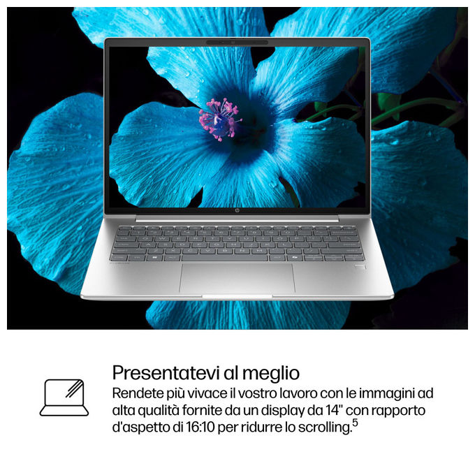 HP ProBook 4 G1i Intel Core Ultra 5 16GB RAM 512GB SSD 14 pollici Argento Windows 11 Pro