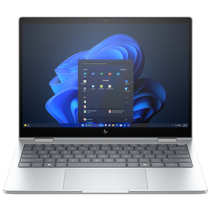 HP D76M0ET EliteBook 8 Flip G1i Notebook 13.3 pollici Intel Core Ultra 7 32GB RAM 1TB SSD Windows 11 Pro colore Argento