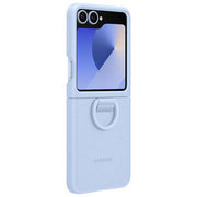 Samsung, Cover in Silicone con Anello, Blu, per Galaxy Z Flip6, EF-PF741TLEGWW