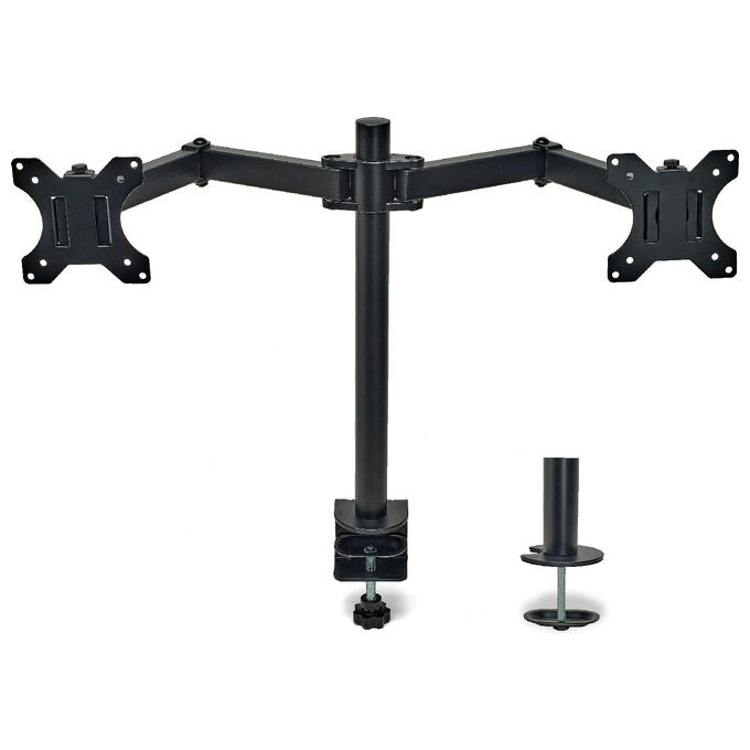 Overmust Braccio Doppio Monitor 13-32 Pollici Regolabile 10 Kg per Braccio
