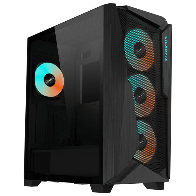 Gigabyte, Case Midi Tower C301 Glass, Nero, ATX, Gaming
