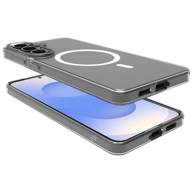 Celly Cover Custodia Trasparente Magsafe Compatibile per Samsung Galaxy S26