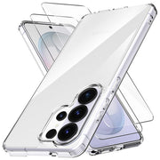 Celly, Cover Morbida, Trasparente Nero, Anti-shock, Compatibile con Samsung Galaxy S26 Ultra 5G