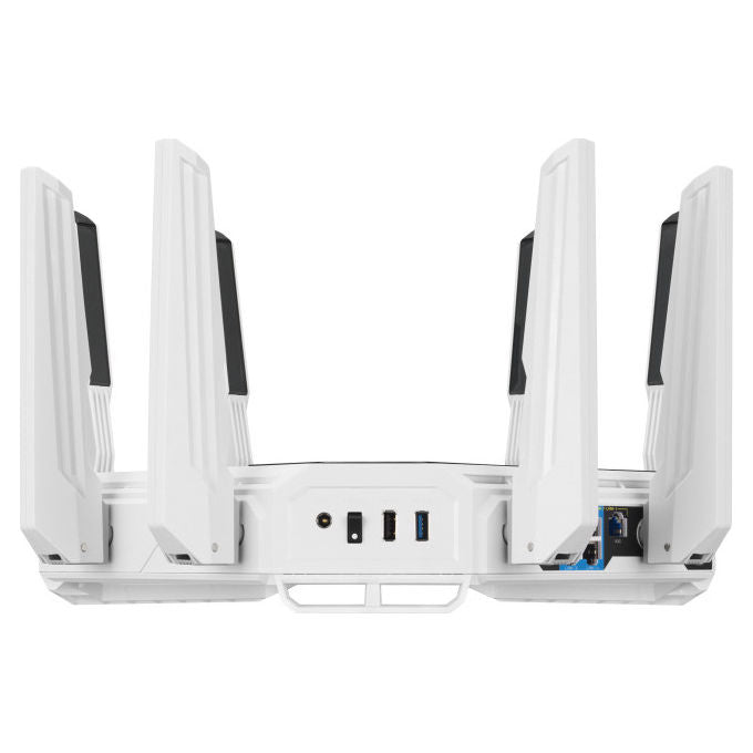 ASUS ROG Rapture GT-BE19000AI Router WiFi 7 Tri-Band 10 Gigabit Ethernet Bianco