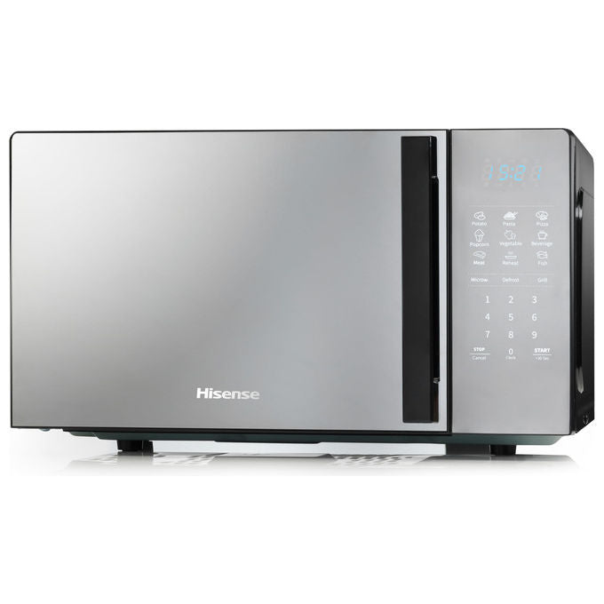 Hisense H20MOMBS4HG Forno a microonde con Grill 20 L 700 W 9 programmi Display LED colore Argento