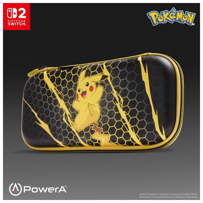 Powera Custodia Slim per Nintendo Switch 2 Pokémon Pikachu Tempesta Licenza Ufficiale Protettiva