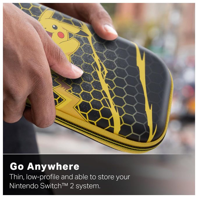 Powera Custodia Slim per Nintendo Switch 2 Pokémon Pikachu Tempesta Licenza Ufficiale Protettiva