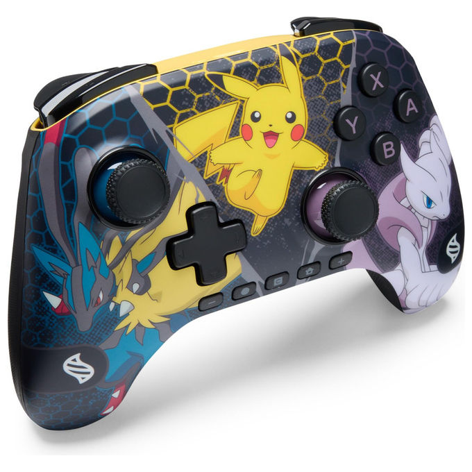Powera Controller Wireless Advantage per Nintendo Switch Pokémon Mega Evoluzioni Effetto Hall