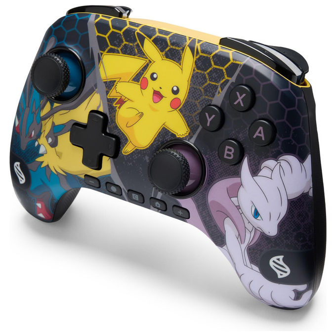 Powera Controller Wireless Advantage per Nintendo Switch Pokémon Mega Evoluzioni Effetto Hall