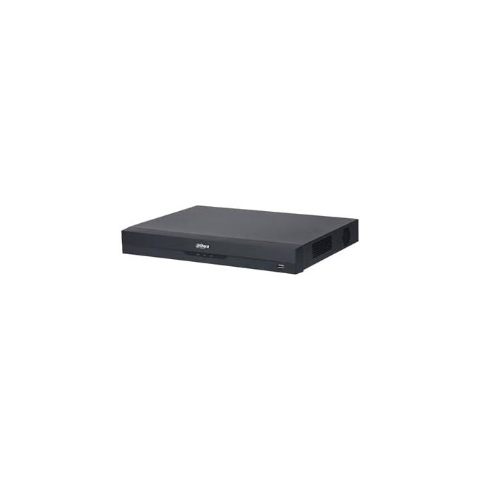 Dahua NVR5216-EI2 WizSense NVR IP AI 16 Canali 8K HDMI 448 Mbps Riconoscimento Facciale 2 HDD SATA colore Nero