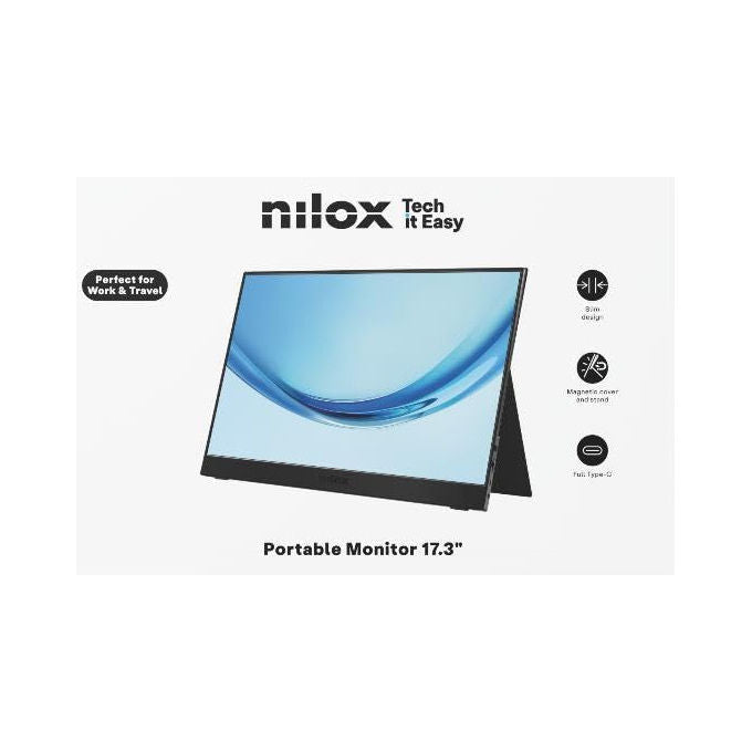 Nilox, Monitor Portatile 17.3'' FHD 60Hz