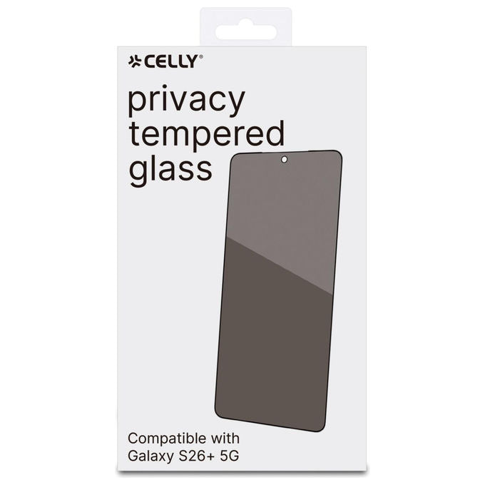 Celly Privacy Full Glass Protezione Schermo Anti-Impronte Samsung Galaxy S26+ 5G Nero