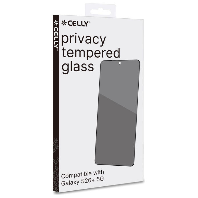 Celly Privacy Full Glass Protezione Schermo Anti-Impronte Samsung Galaxy S26+ 5G Nero